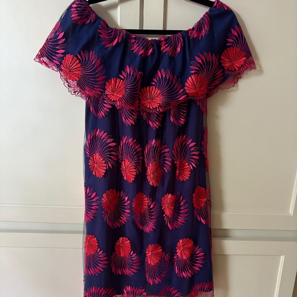 Trina Turk Off the Shoulder Dress - Picture 1 of 3